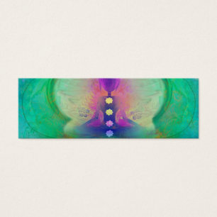 chakra abstracte kunst schilderenergie chi aura pr mini visitekaartjes