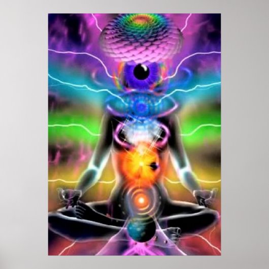 Chakra Activation Meditation Poster (Voorkant)