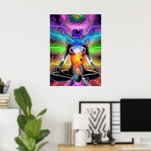 Chakra Activation Meditation Poster (Thuiskantoor)