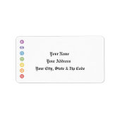 Chakra Add Etiket (Voorkant)