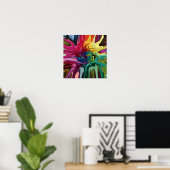 Chakra Balance Bright kleurrijk Abstract Poster (Thuiskantoor)