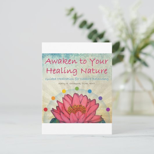 Chakra Balancing Briefkaart (Staand voorkant)