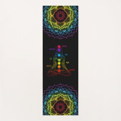 Chakra Bevestigingen Yoga Mat - 14bl (Voorkant)