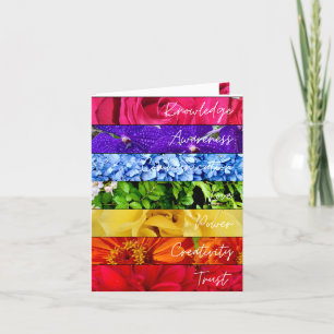 Chakra Blooms Kaart