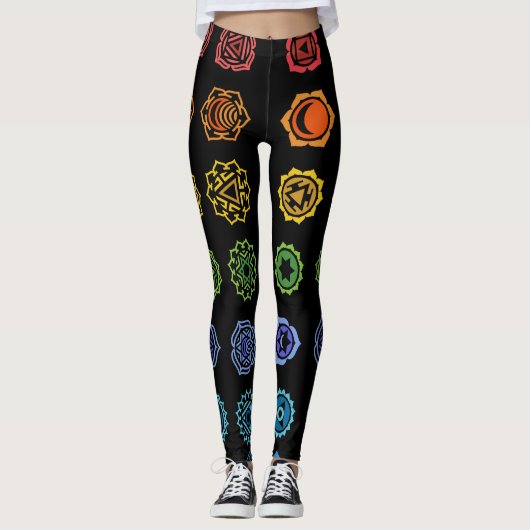Chakra Broek Leggings (Voorkant)