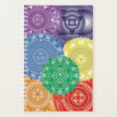 Chakra Collage Mandala Multi Color Planner (Devant)