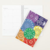 Chakra Collage Mandala Multi Color Planner (Display)