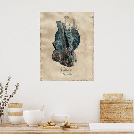 CHAKRA FAE - THROAT POSTER (Keuken)
