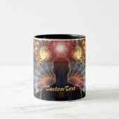 Chakra fractale aile la spiritualité Mug (Centre)
