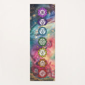 Chakra Galaxy Regenboog Yogamat (Voorkant)