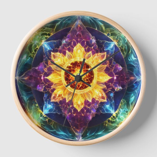 "Chakra Harmony Clock" (Voorkant)