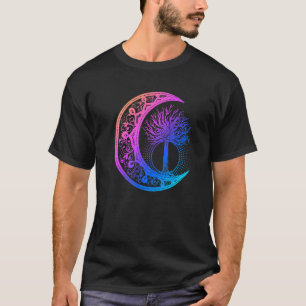 Chakra Levensboom Mandala Zen Yoga Om Symbool Bud T-shirt