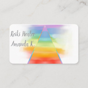 Chakra Lichtwerker Reiki Kleuren Visitekaartjes