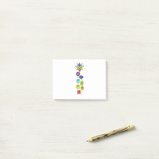 Chakra Life Balance Post-it® Notes (Op bureau)