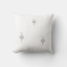 Chakra Lotus Bloem Zilveren Hanger Worp Kussen