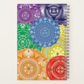 Chakra Mandala Collage Multi-Color Notitieboek (Achterkant)