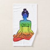 Chakra/méditation (Serviette à main)