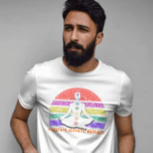 Chakra Meditation Yoga Rainbow Sunset T-shirt