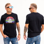 Chakra Meditation Yoga Rainbow Sunset T-shirt
