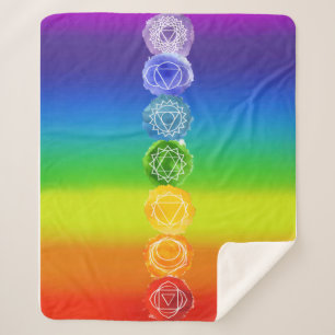 Chakra-medium Sherpa Deken