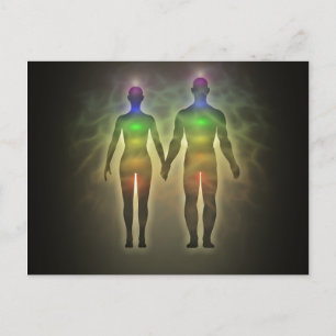 chakra par, aura, twinsoulds, gezonde liefde, ener briefkaart