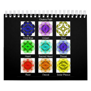 "Chakra Path" — Healing Mandalas Kalender