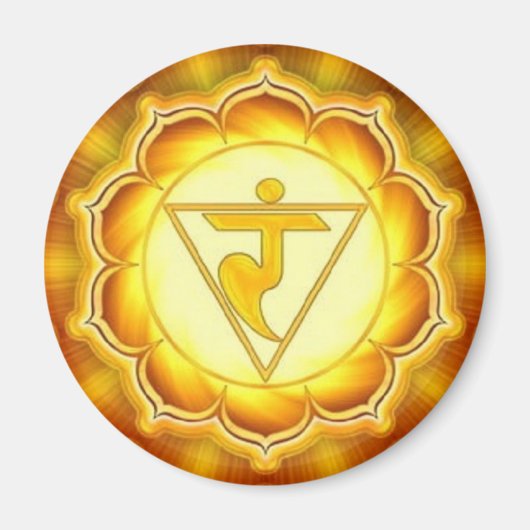 Chakra - Plexus solaire - Aimant (Devant)