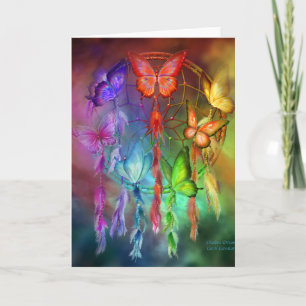 Chakra rêve la carte d'art