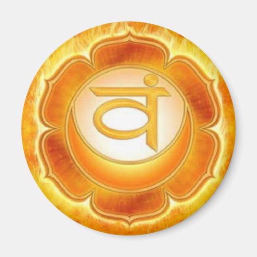Chakra - Sacraal - Magneet (Voorkant)