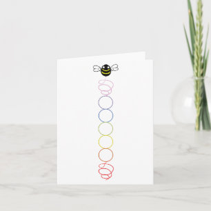 Chakra Spiraal Notitiekaart (Leeg Binnen)