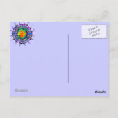 Chakra Sun Light Briefkaart (Achterkant)