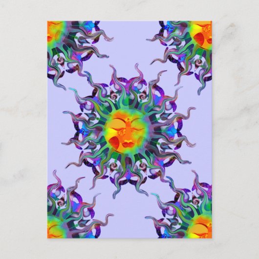 Chakra Sun Light Briefkaart (Voorkant)