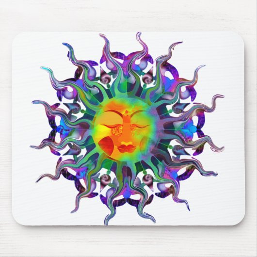Chakra Sun Light Mousepad Muismat (Voorkant)