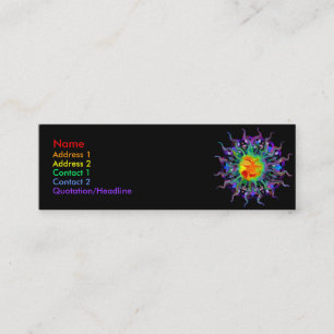Chakra Sun Profile Cards Mini Visitekaartje