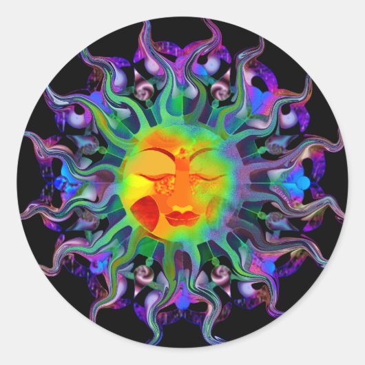 Chakra Sun Sticker (Voorkant)