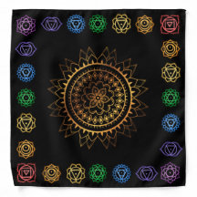 Chakra Tarot/Altar Cloth Bandana