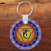 Chakra - Throat - Sleutelhanger (Voorkant)