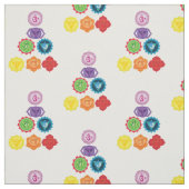 Chakra, tissu de système énergétique de sept (Échantillon)