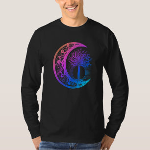 Chakra Tree of Life Mandala Zen Yoga om Symbol Bud T-shirt