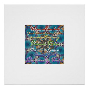 Chakra Tribe 1 Root Bovenkant Perfect Poster