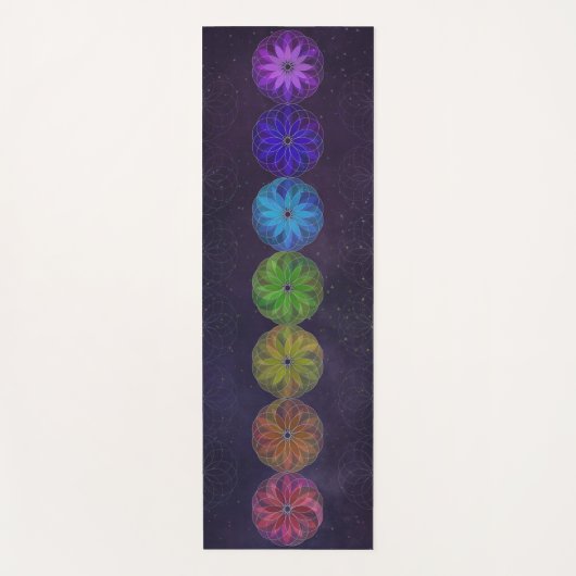 Chakra Universe Yoga Mat (Voorkant)