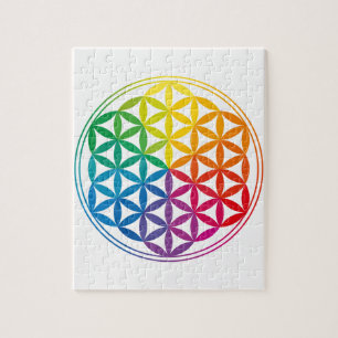 Chakra-ventilator van het Life Grid Legpuzzel