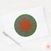 Chakra vert, rouge, bleu autocollant (Enveloppe)