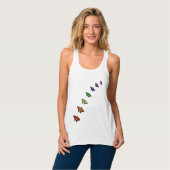 chakra vlinder tanktop (Volledige Voorkant)