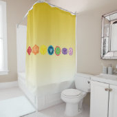 Chakra Yoga Douche rideau (En situation)