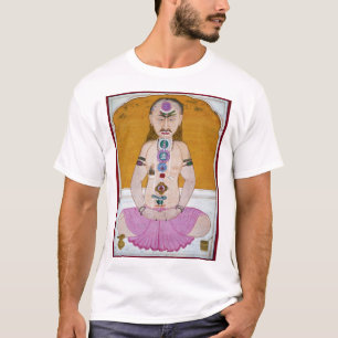 Chakra Yoga Illustratie voor Meditatie T-shirt
