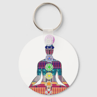 CHAKRA Yoga Meditation Spiritueel Healing NVN688 F Sleutelhanger