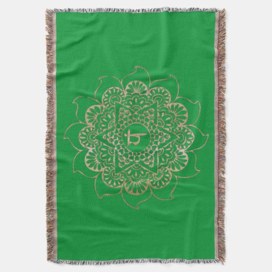 Chakras Anahata - Blanket Deken (Voorkant Verticaal)