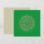 Chakras Anahata - Wenskaart Kaart (Voorkant / Achterkant)