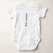 Chakras Baby Clothing Romper (Achterkant)